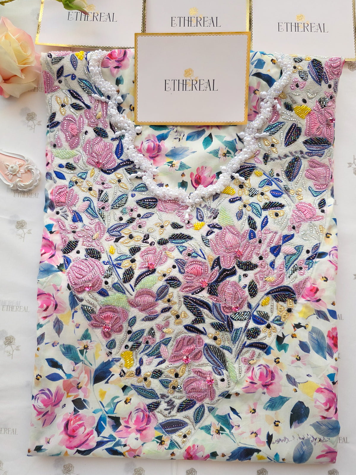 Liberty London Summer Gallery - Hand Embroidered