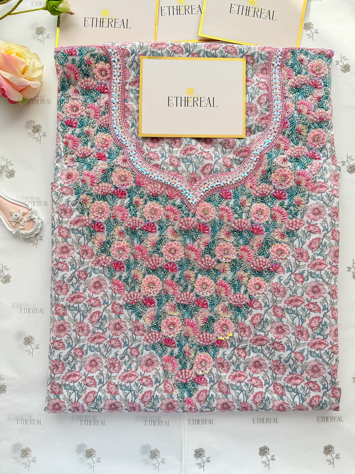 Liberty London Astell Reece - Hand Embroidered