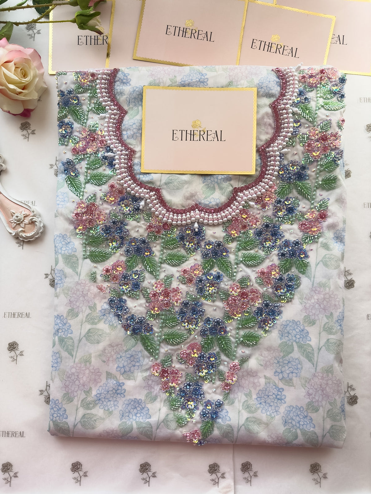 Floral Daydream - Hand Embroidered